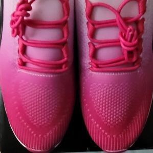 DKNY Ashly Sneakers Ombre Lace Up Pink